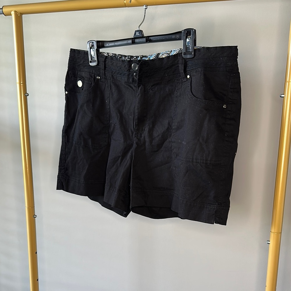 Women Black Casual Shorts